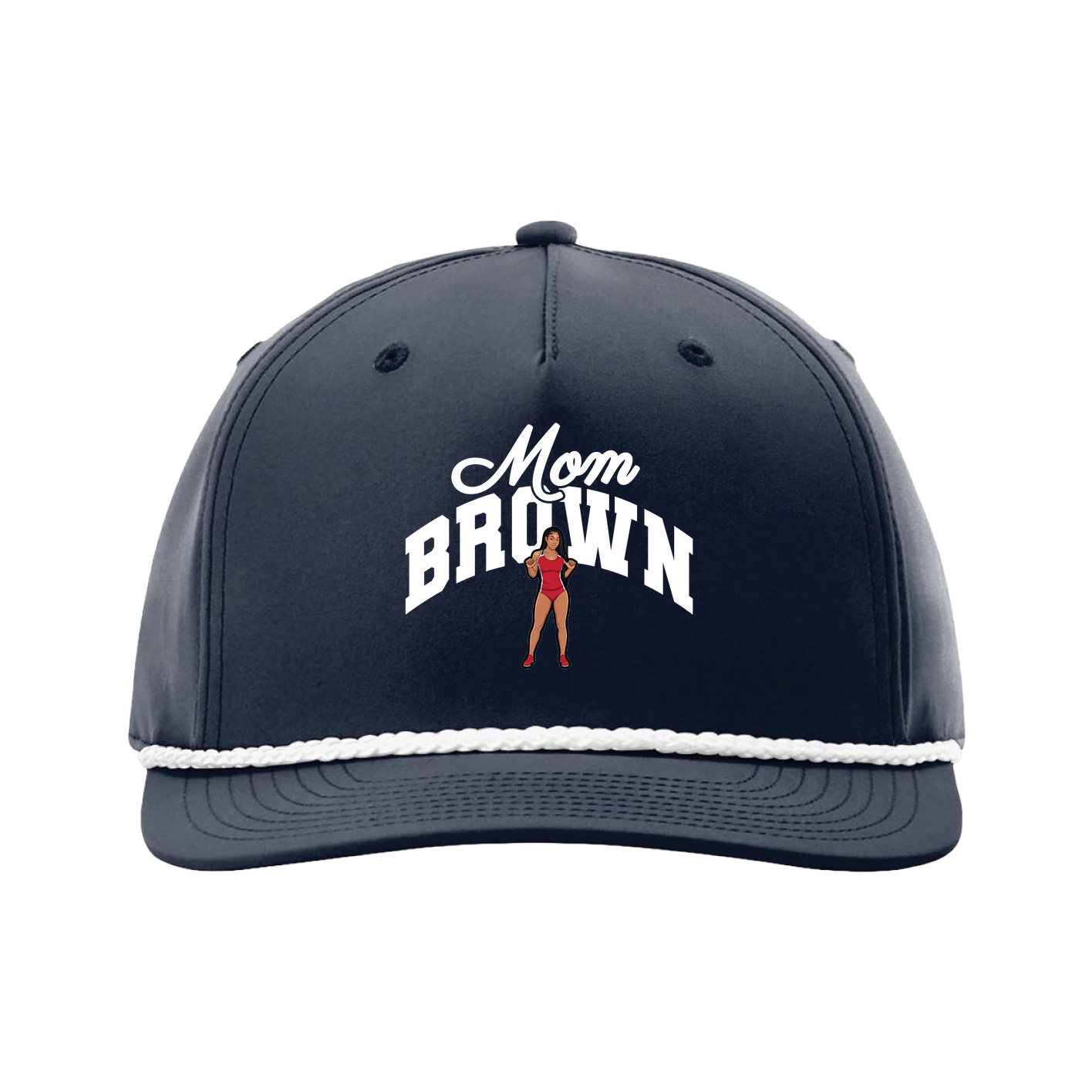 Five-Panel Classic Rope Cap — Mothers Day Arch in Navy