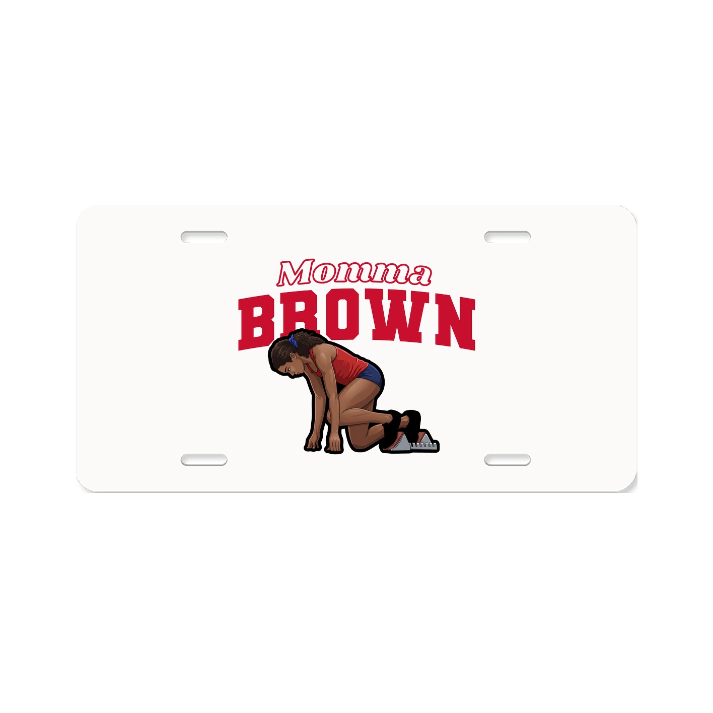 License Plate — Mothers Day Block in Classic
