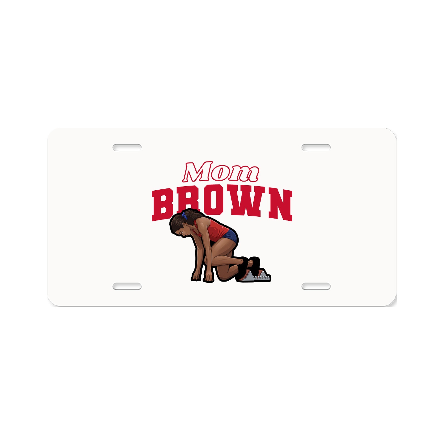 License Plate — Mothers Day Block in Classic