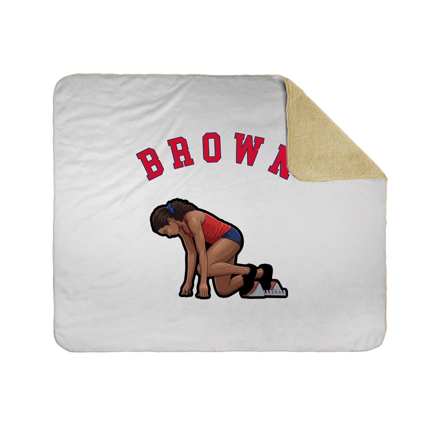 Throw Blanket — Shirsey Arch in White