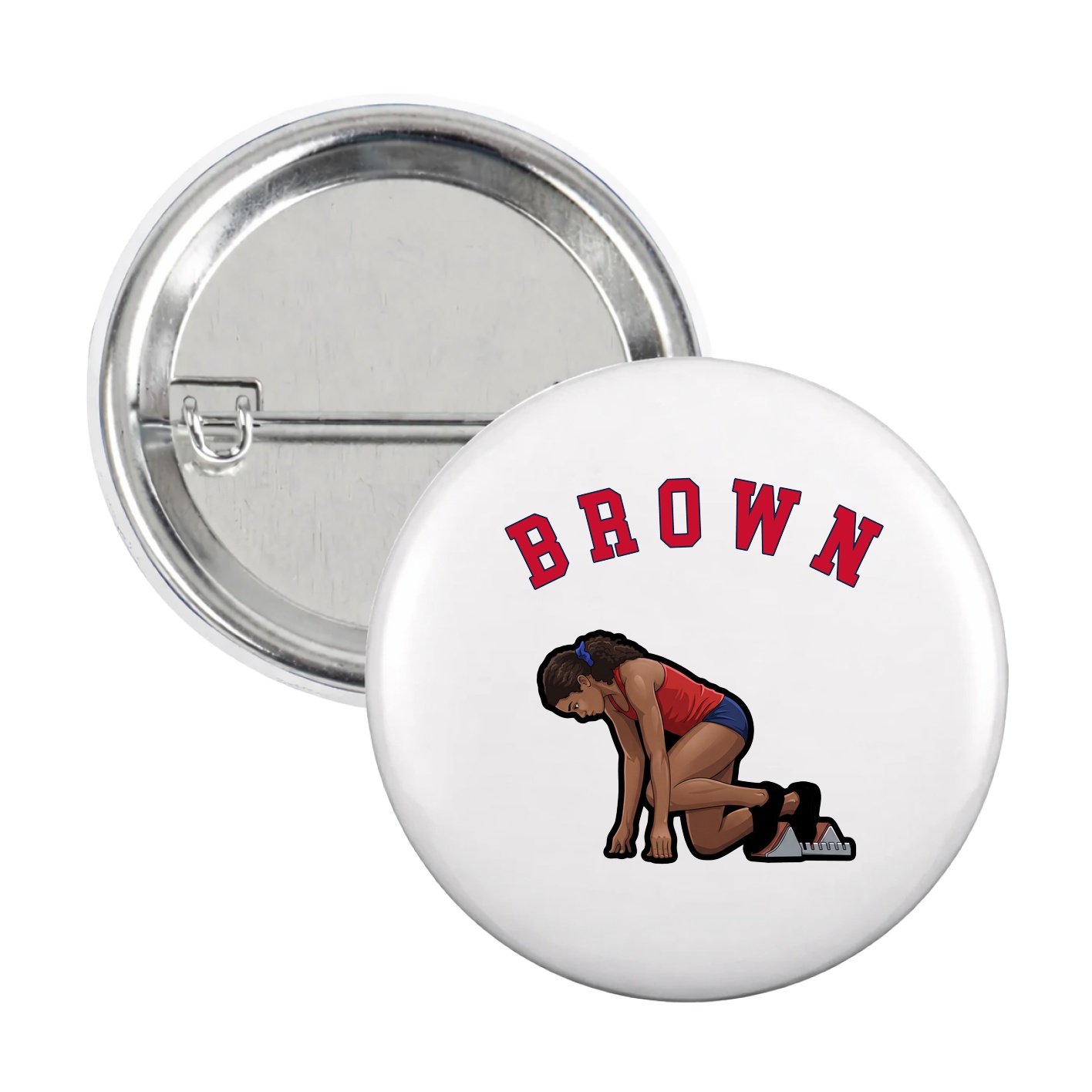 Game Day Button — Shirsey Arch in White