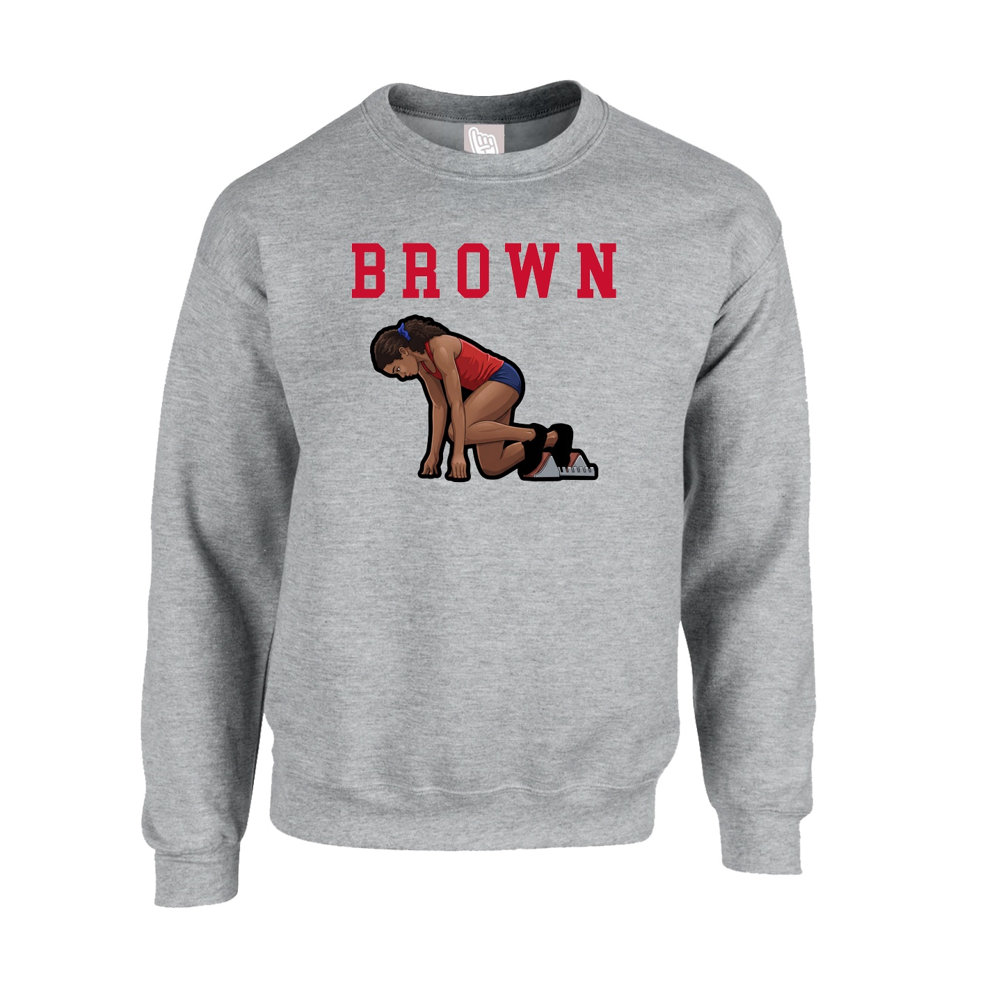 Fleece Crew — Shirsey in Grey