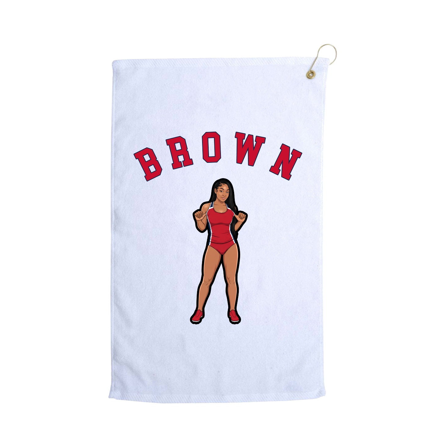 Golf Towel — Shirsey Arch in White