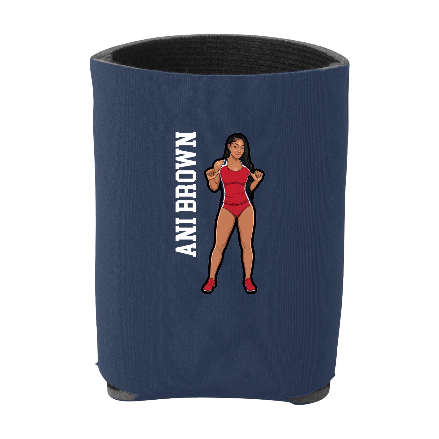 Can Holder — Name Vertical in Navy