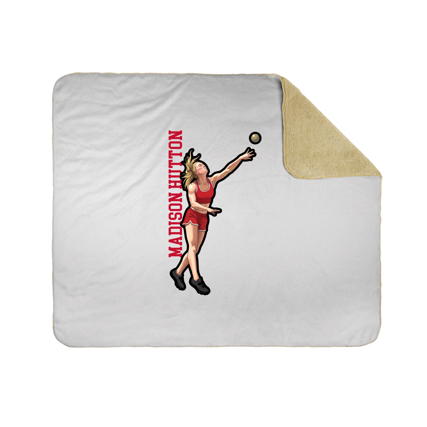 50x60 Sherpa Lined Throw Blanket