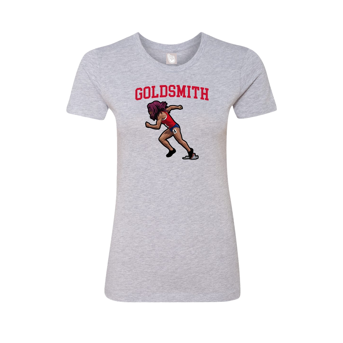 Fitted Women's Tee — Shirsey in Grey