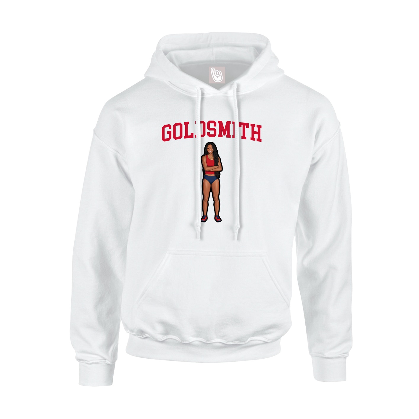 Hoodie — Shirsey in White