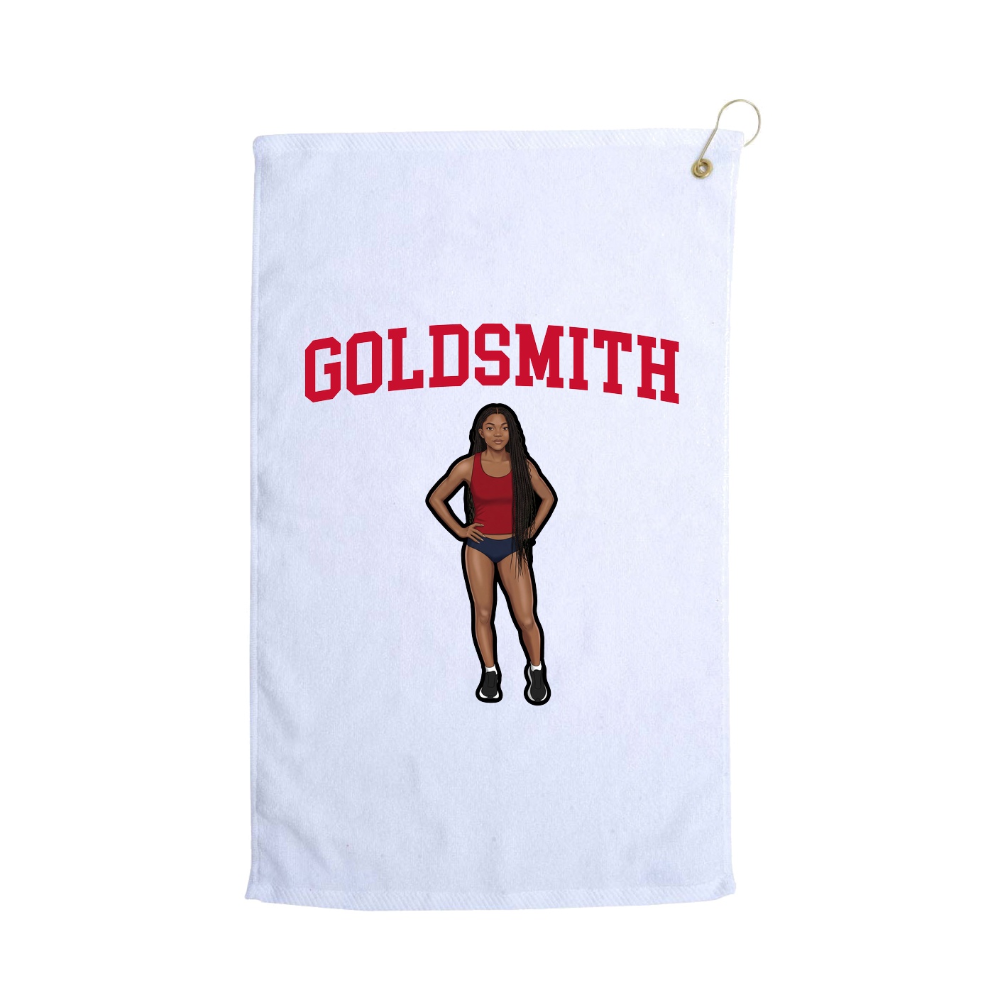 Golf Towel — Shirsey in White