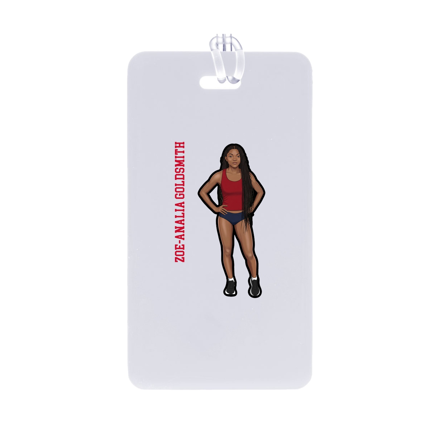 Bag Tag — Name Vertical in Classic