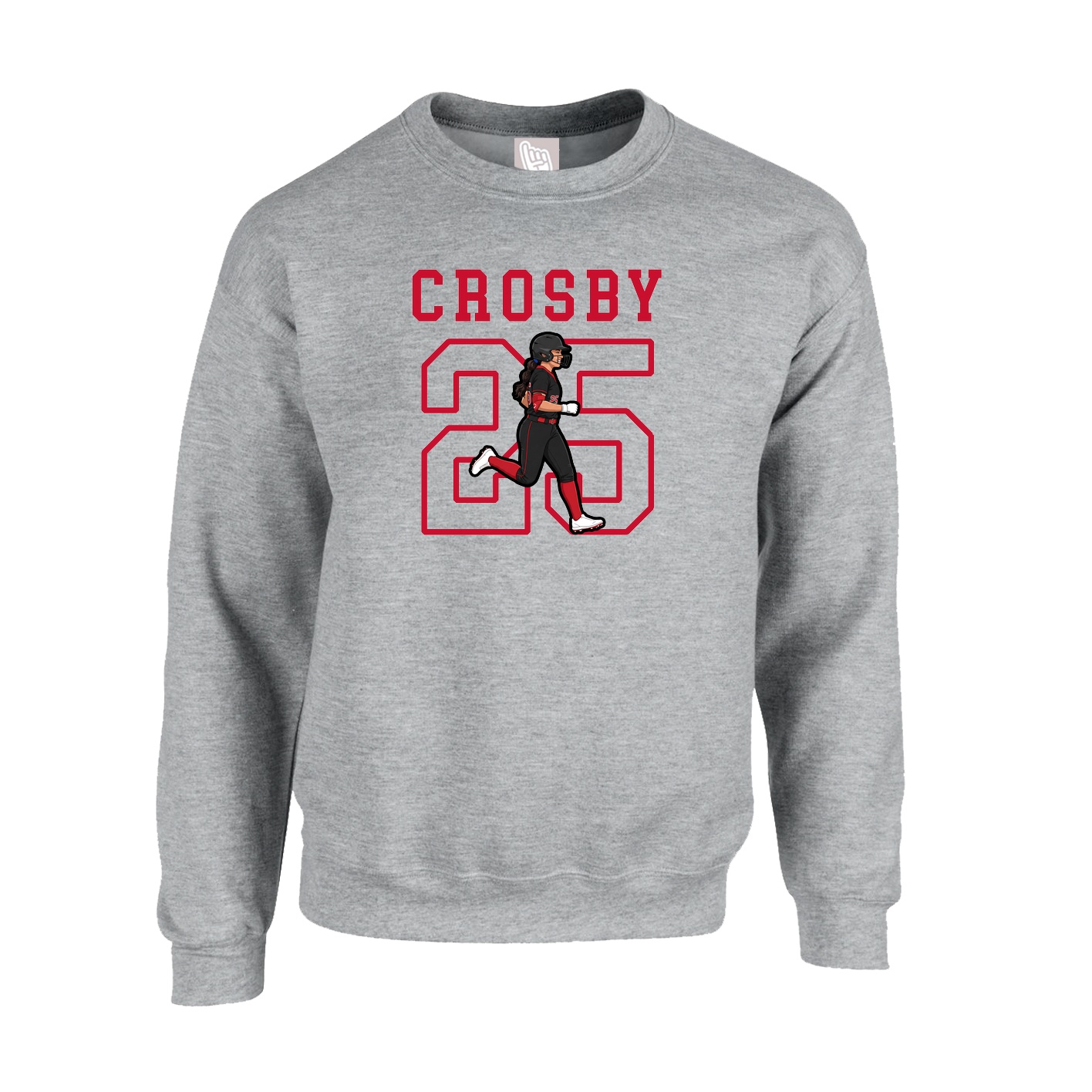 Fleece Crew — Shirsey in Grey