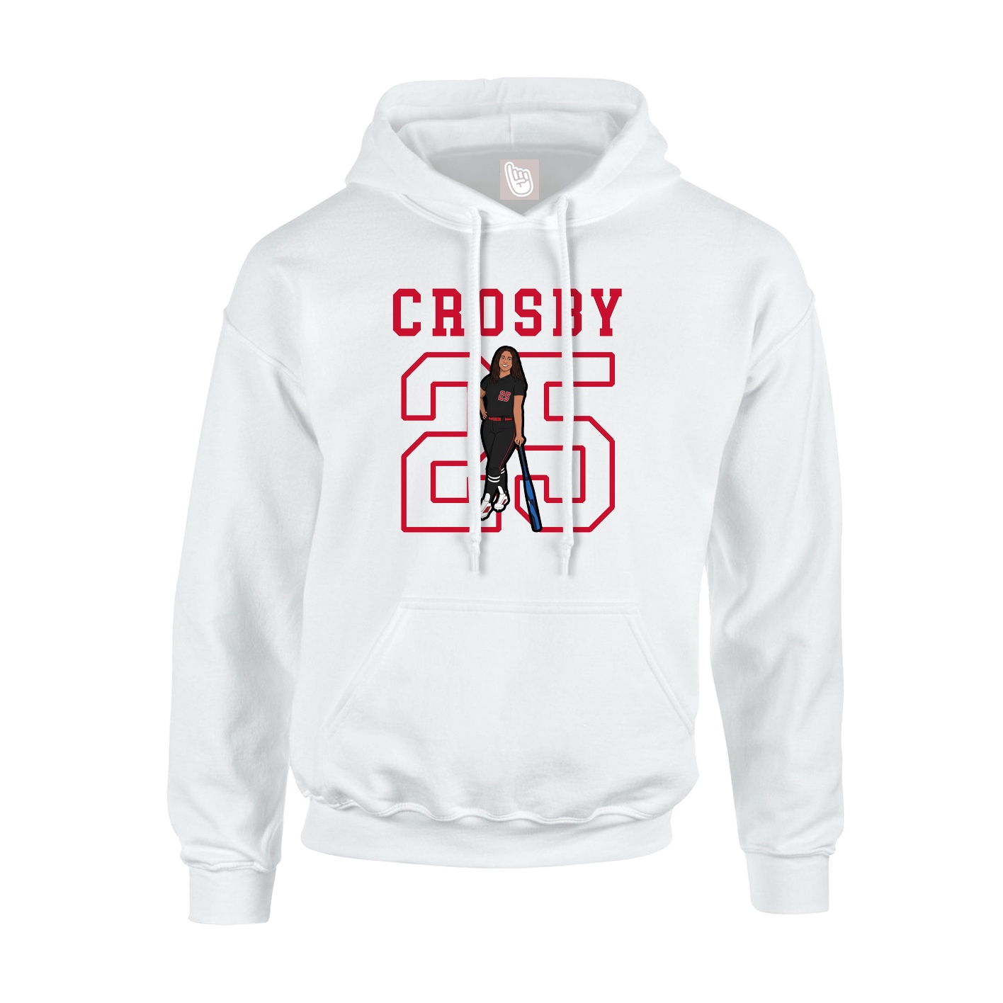 Hoodie — Shirsey in White