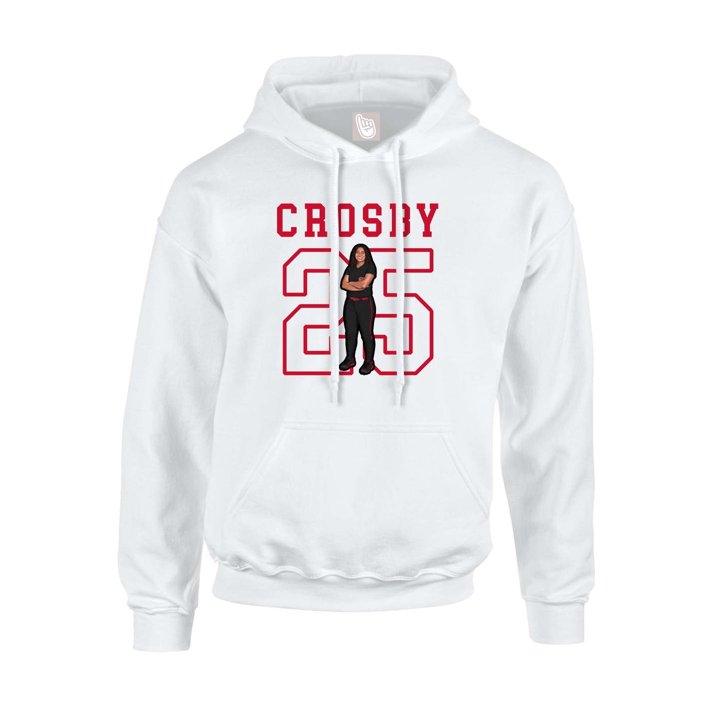 Youth Hoodie — Shirsey in White