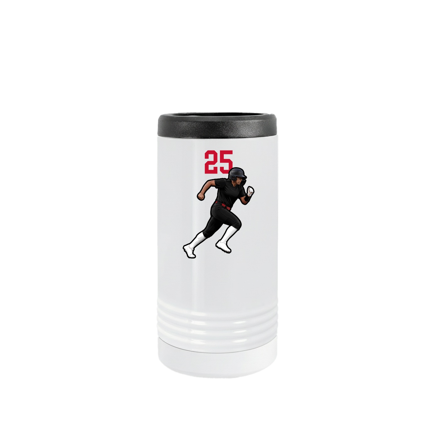 Slim Beverage Holder — Number Top in White