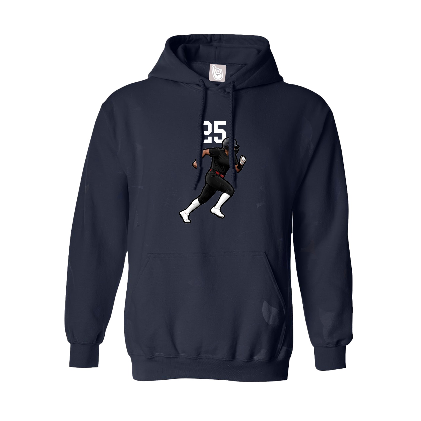 Youth Hoodie — Number Top in Navy