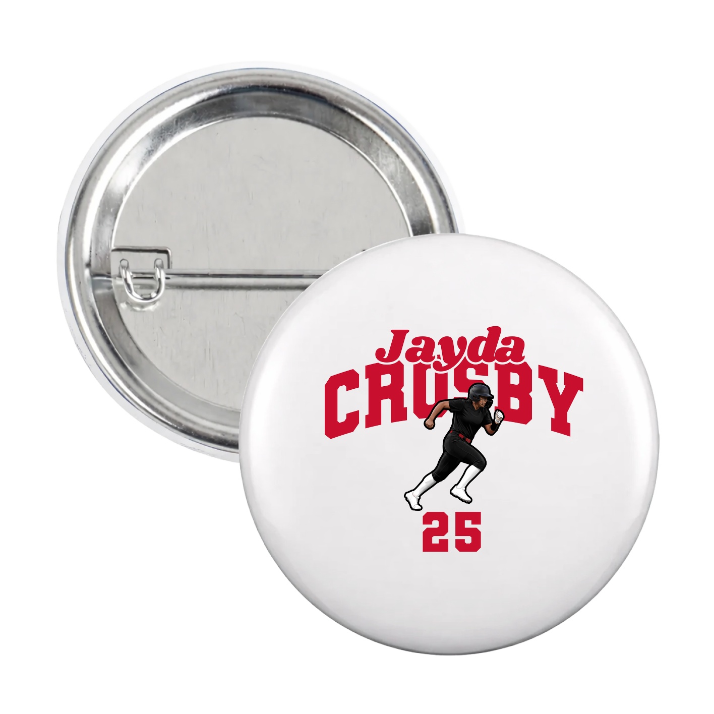 Game Day Button — Signature Arch in White