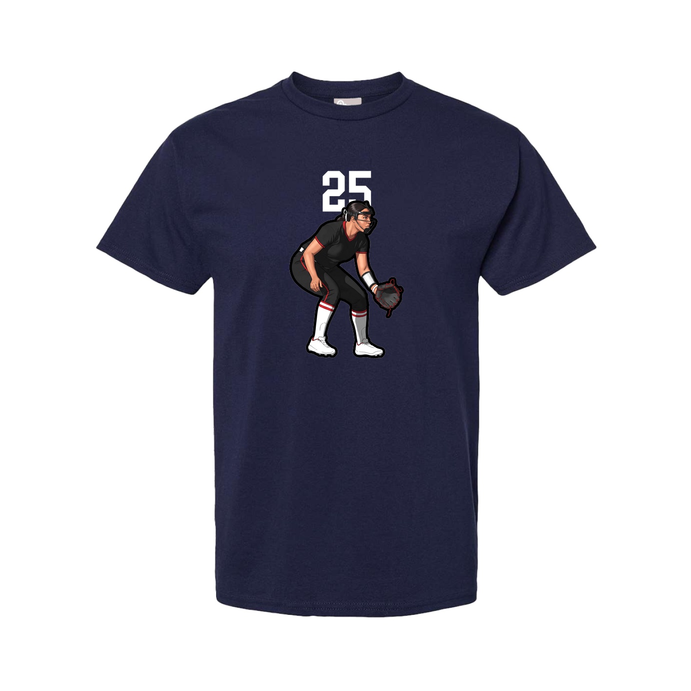 Tee — Number Top in Navy