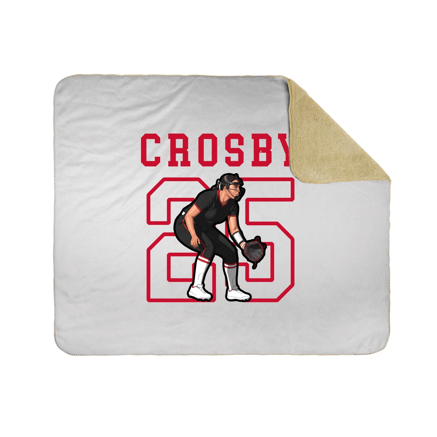 Throw Blanket — Shirsey in White