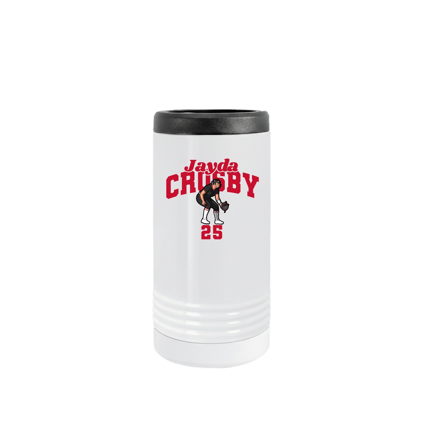 Slim Beverage Holder — Signature Arch in White