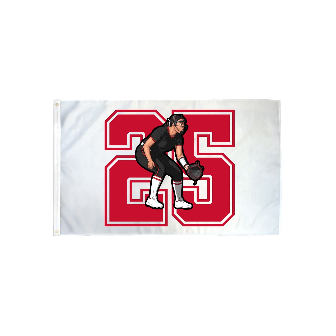 3x5 Flag — Number in Classic