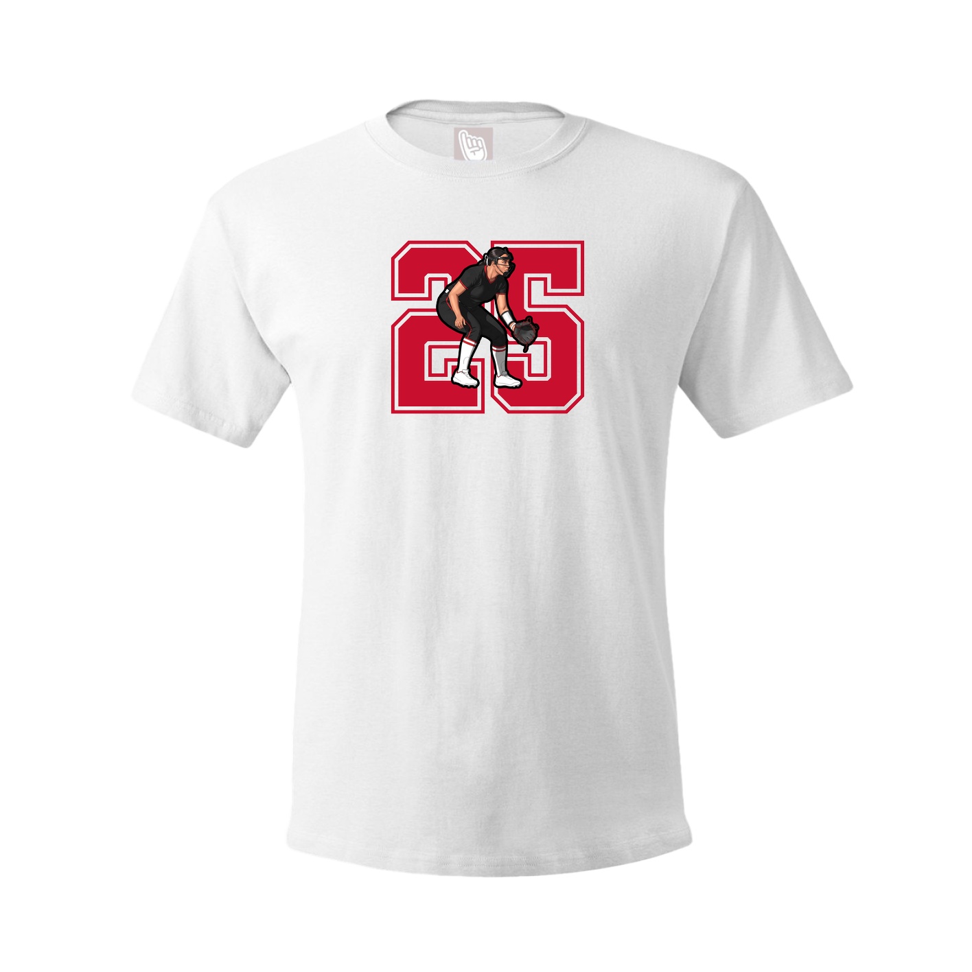 Tee — Number in White