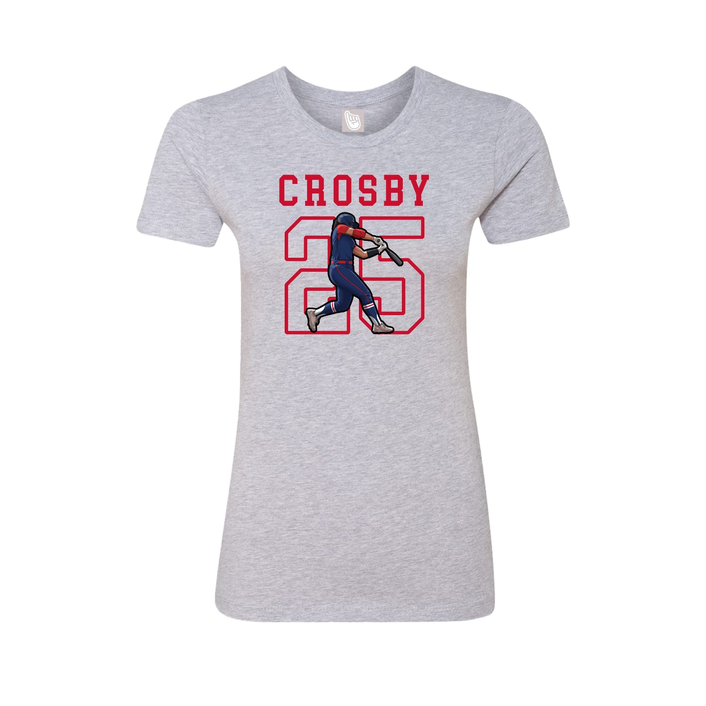 Fitted Women's Tee — Shirsey in Grey
