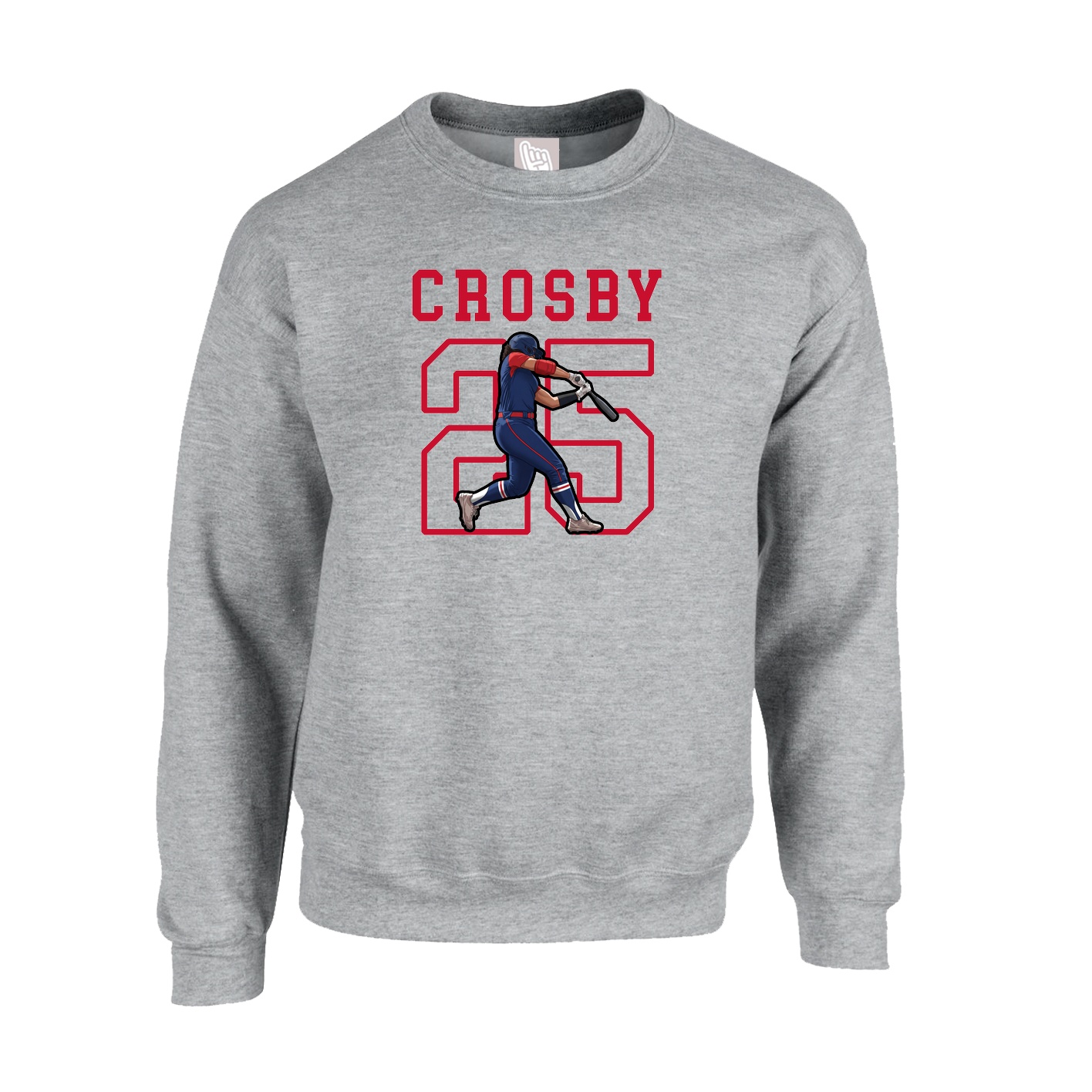 Fleece Crew — Shirsey in Grey