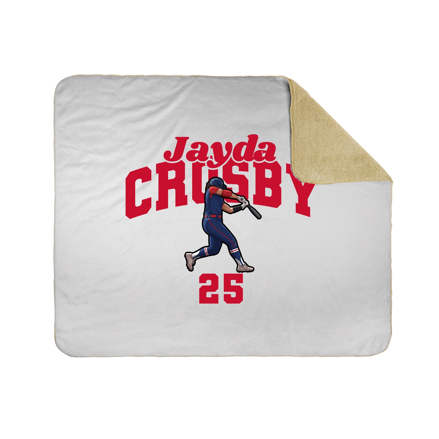 Throw Blanket — Signature Arch in White
