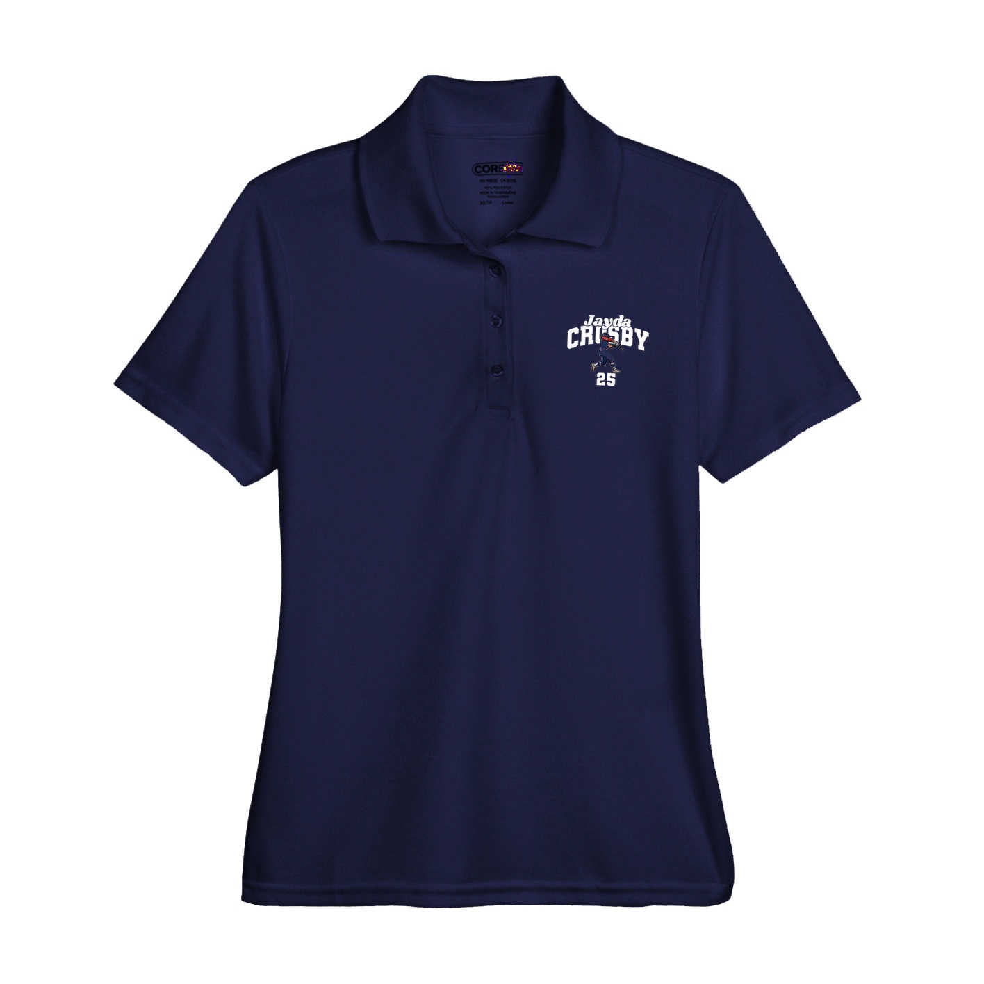 Womens Performance Polo — Signature Arch in Navy