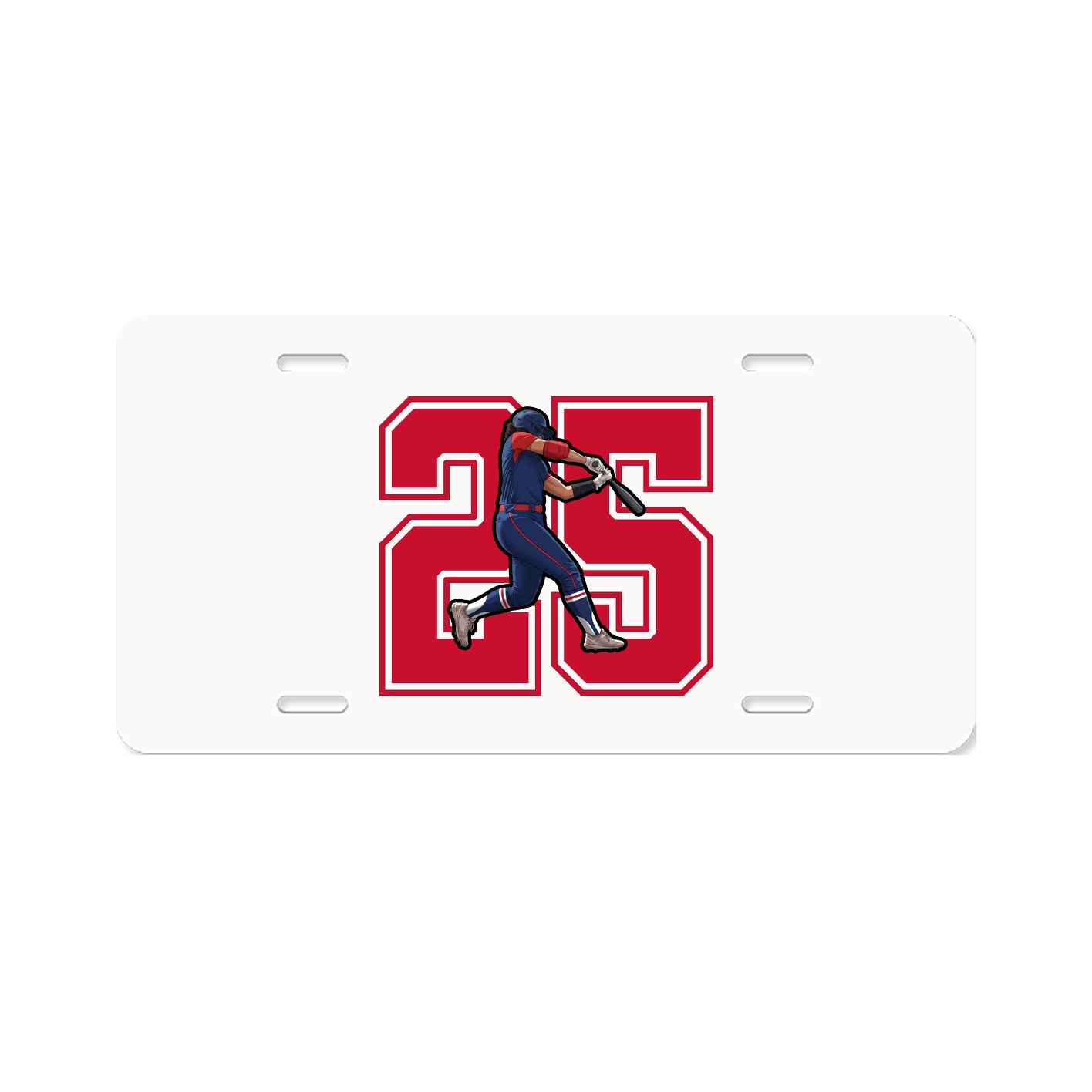 License Plate — Number in Classic