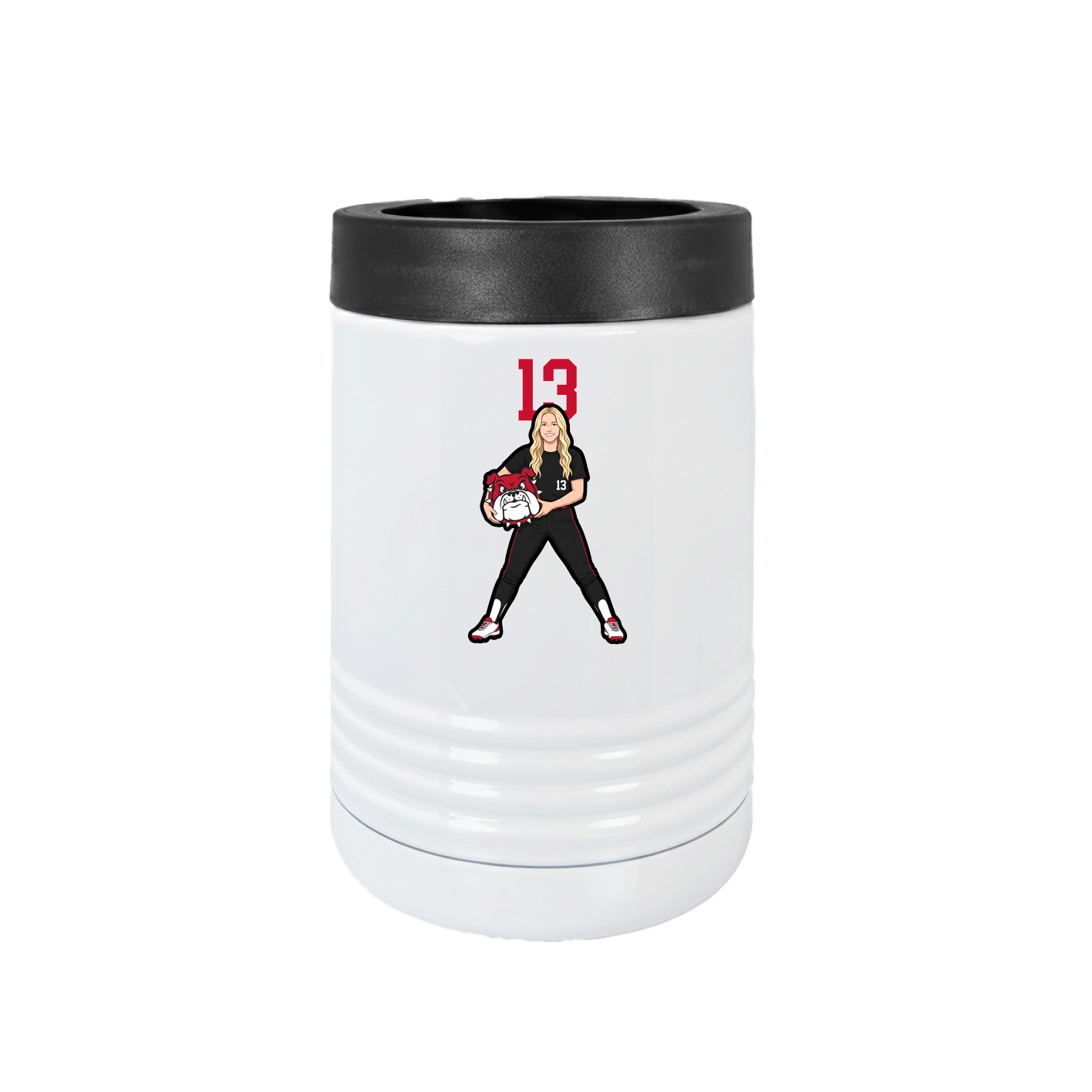 Beverage Holder — Number Top in White