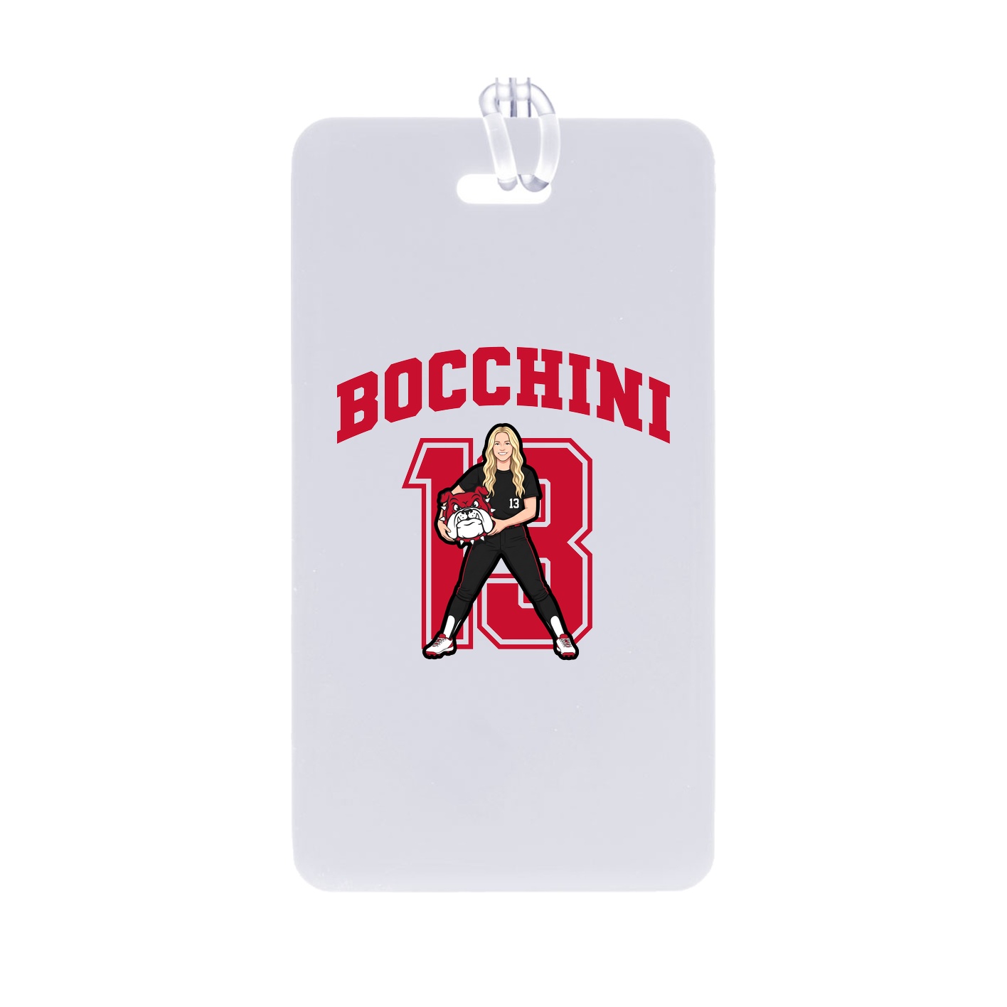 Bag Tag — Number in Classic