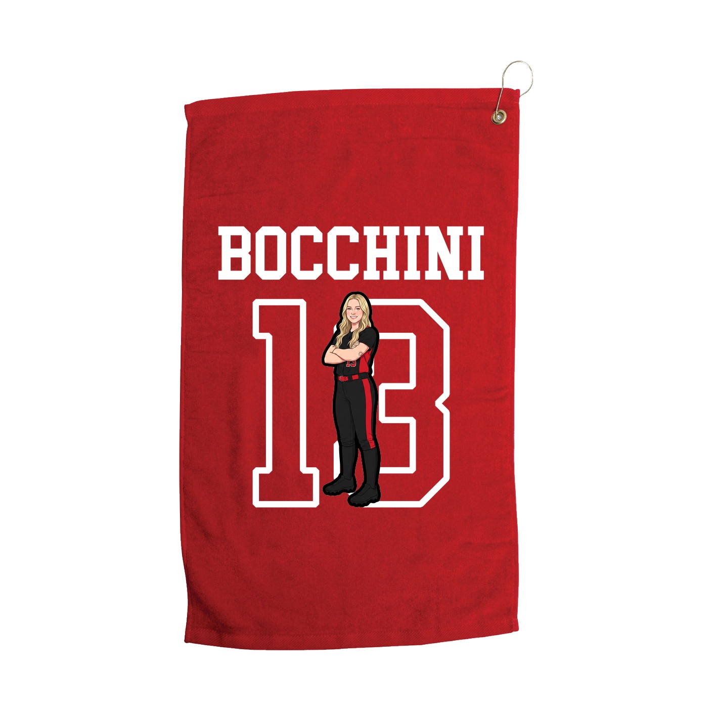 Golf Towel — Shirsey in Red