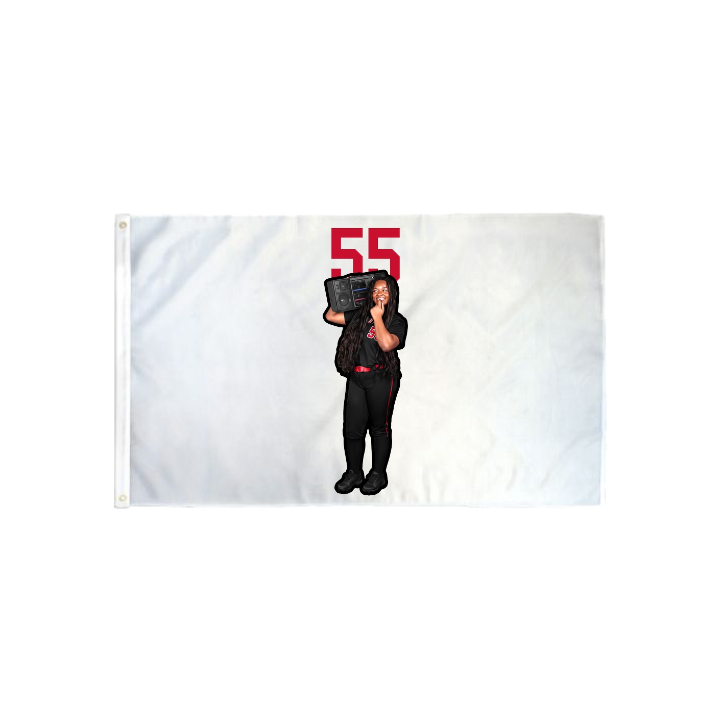 3x5 Flag — Number Top in Classic