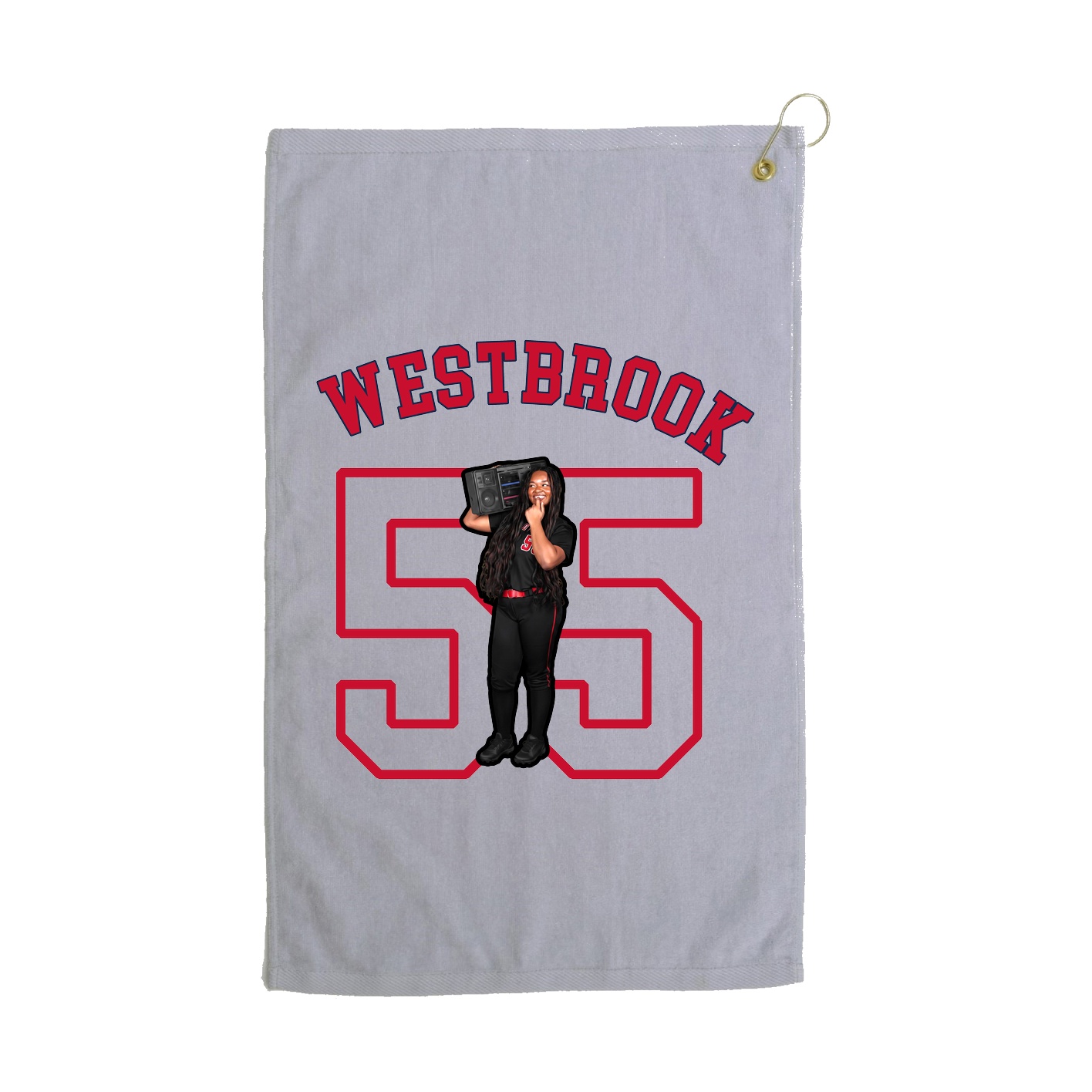 Golf Towel — Shirsey Arch in Grey