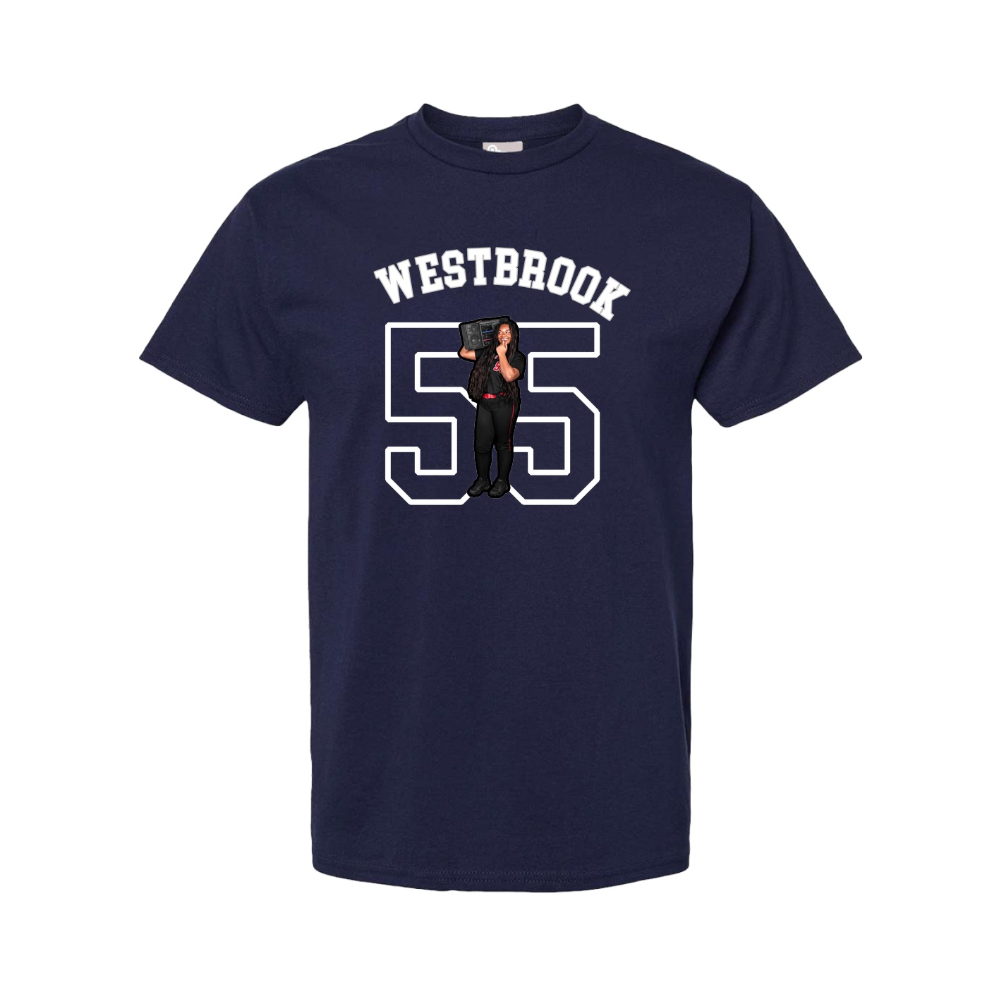 Youth Tee — Shirsey Arch in Navy