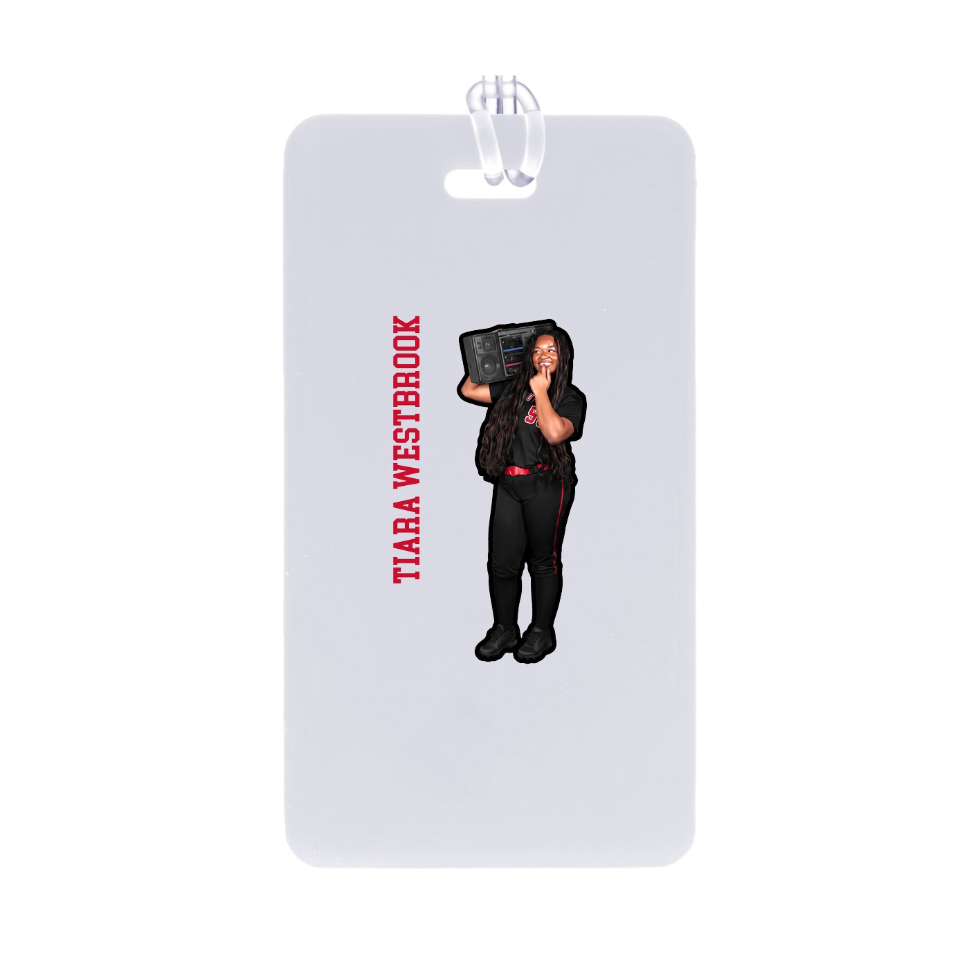 Bag Tag — Name Vertical in Classic