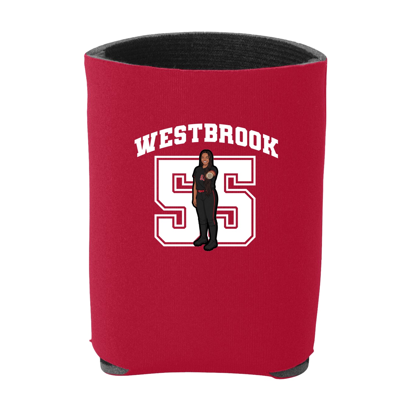 Can Holder — Number in Red
