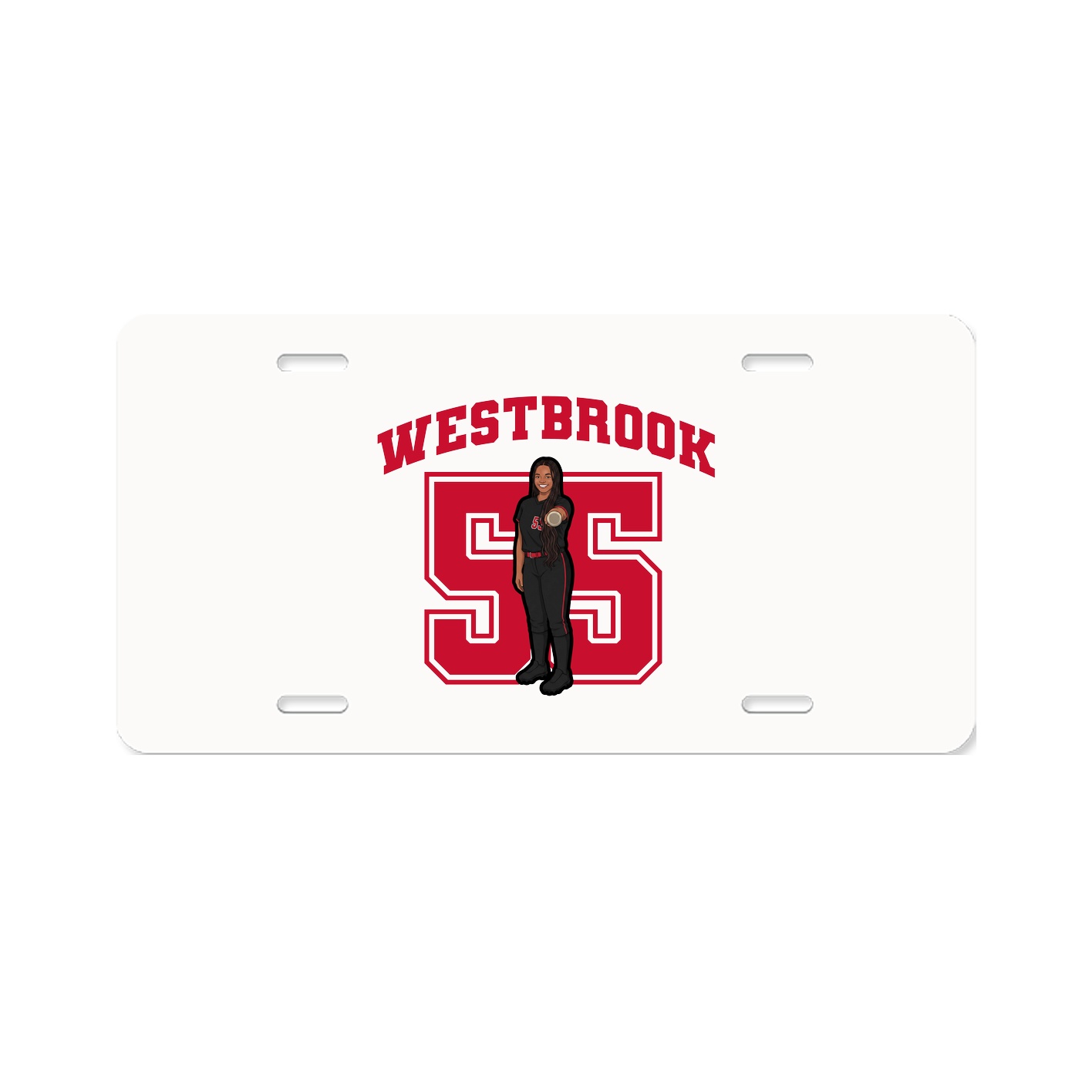 License Plate — Number in Classic