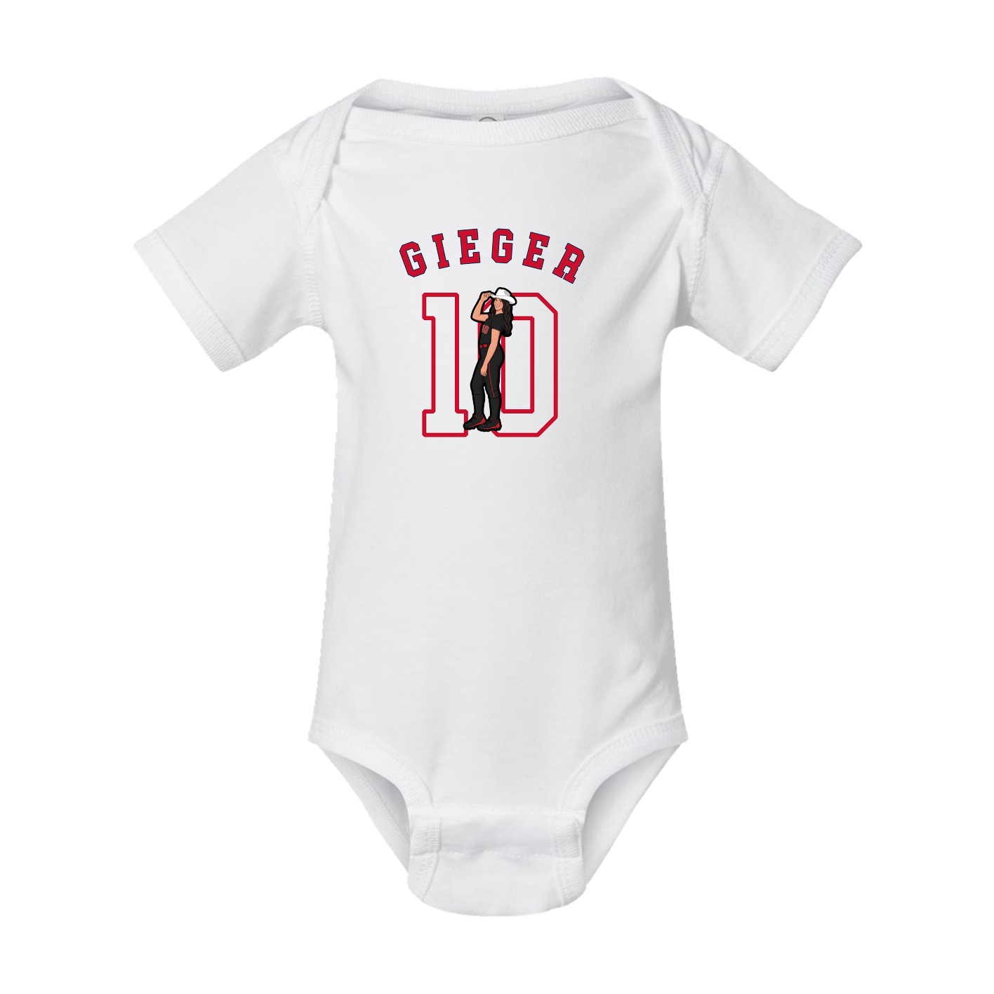 Baby Onesie — Shirsey Arch in White