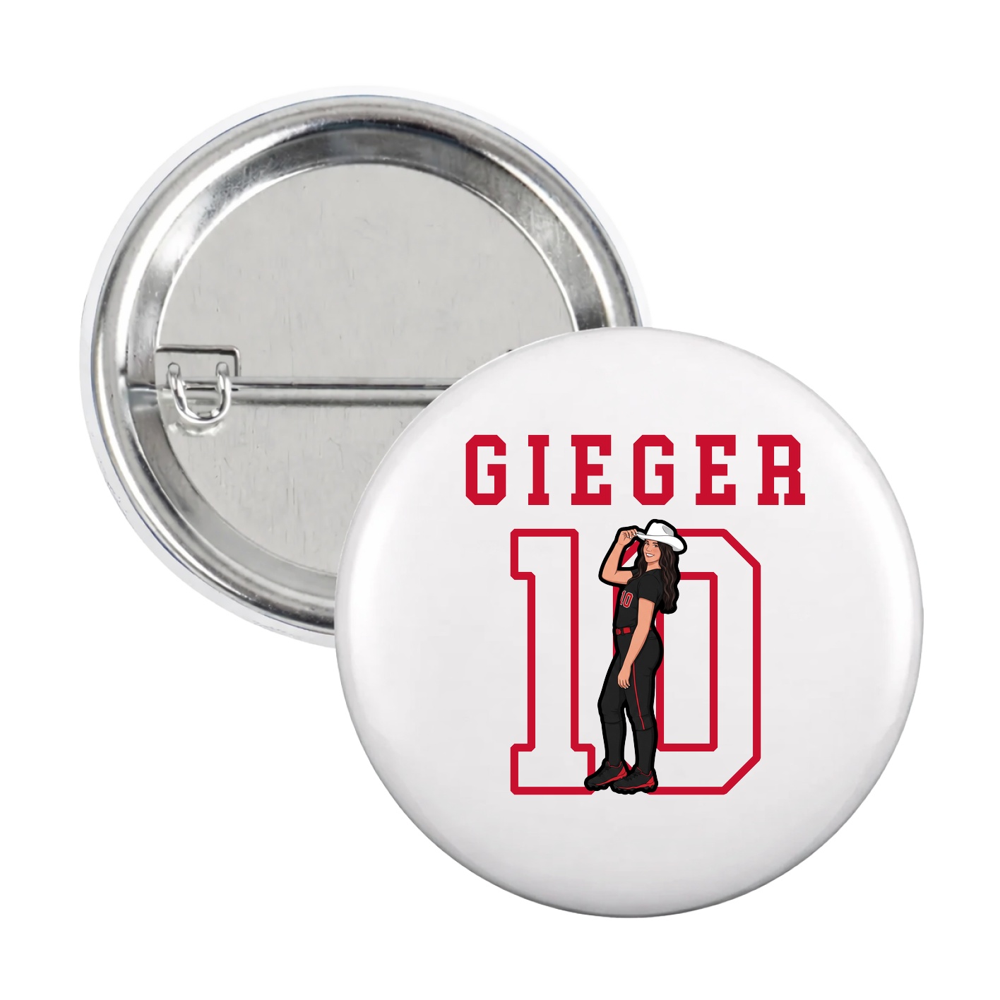 Game Day Button — Shirsey in White