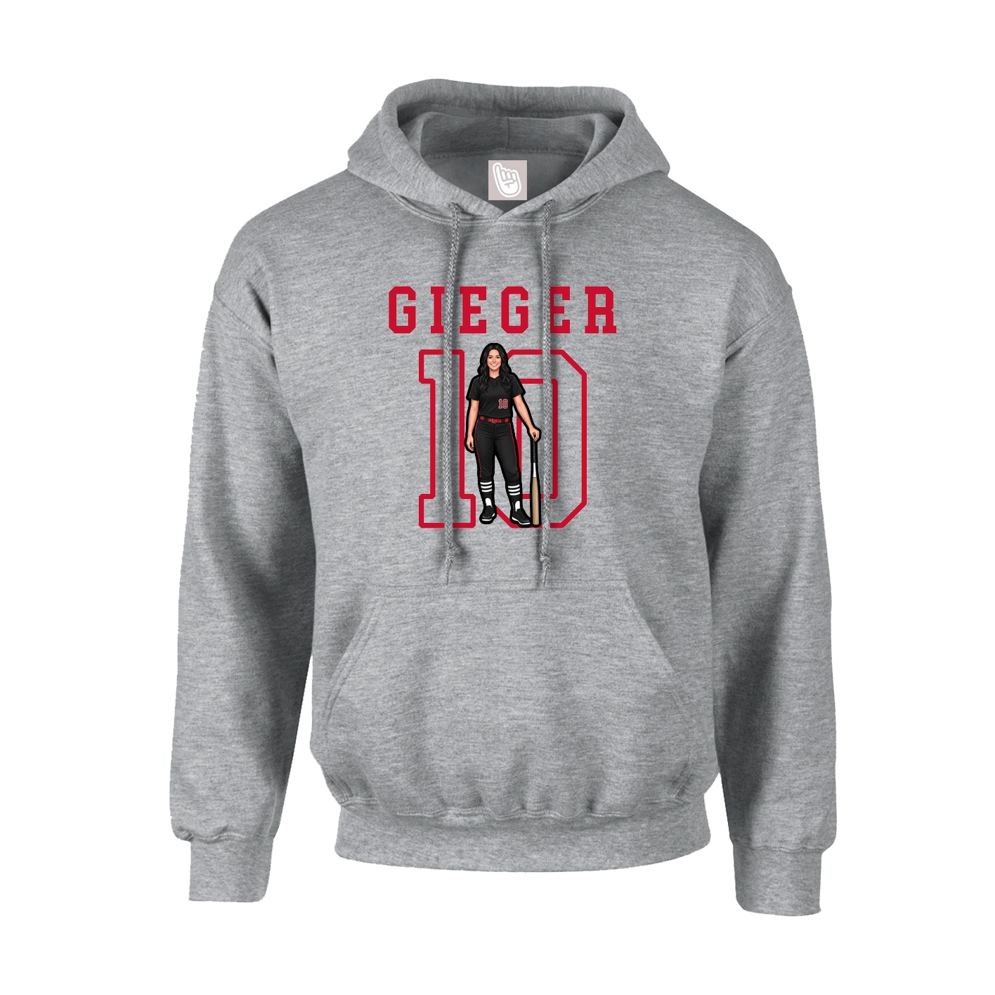 Hoodie — Shirsey in Grey