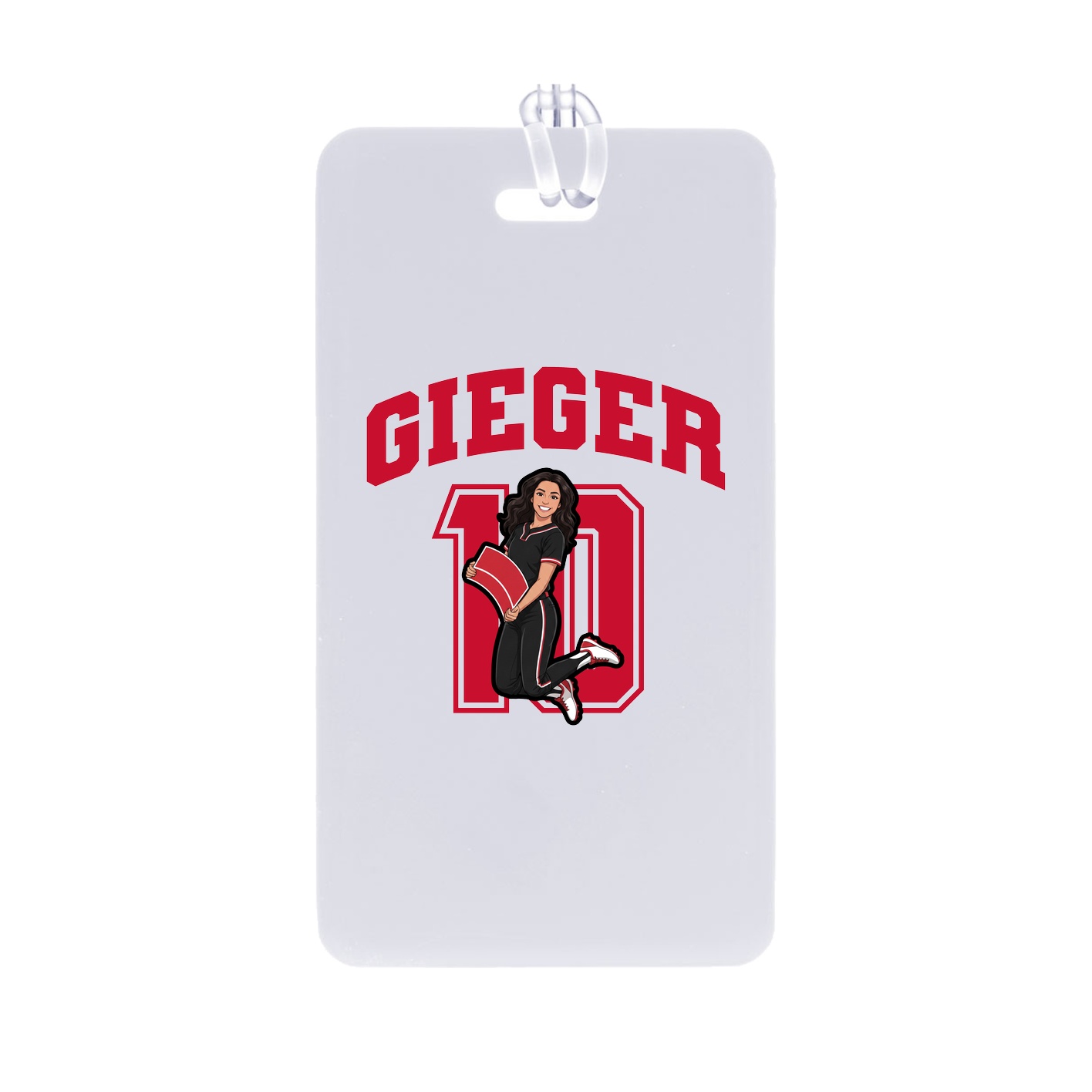 Bag Tag — Number in Classic