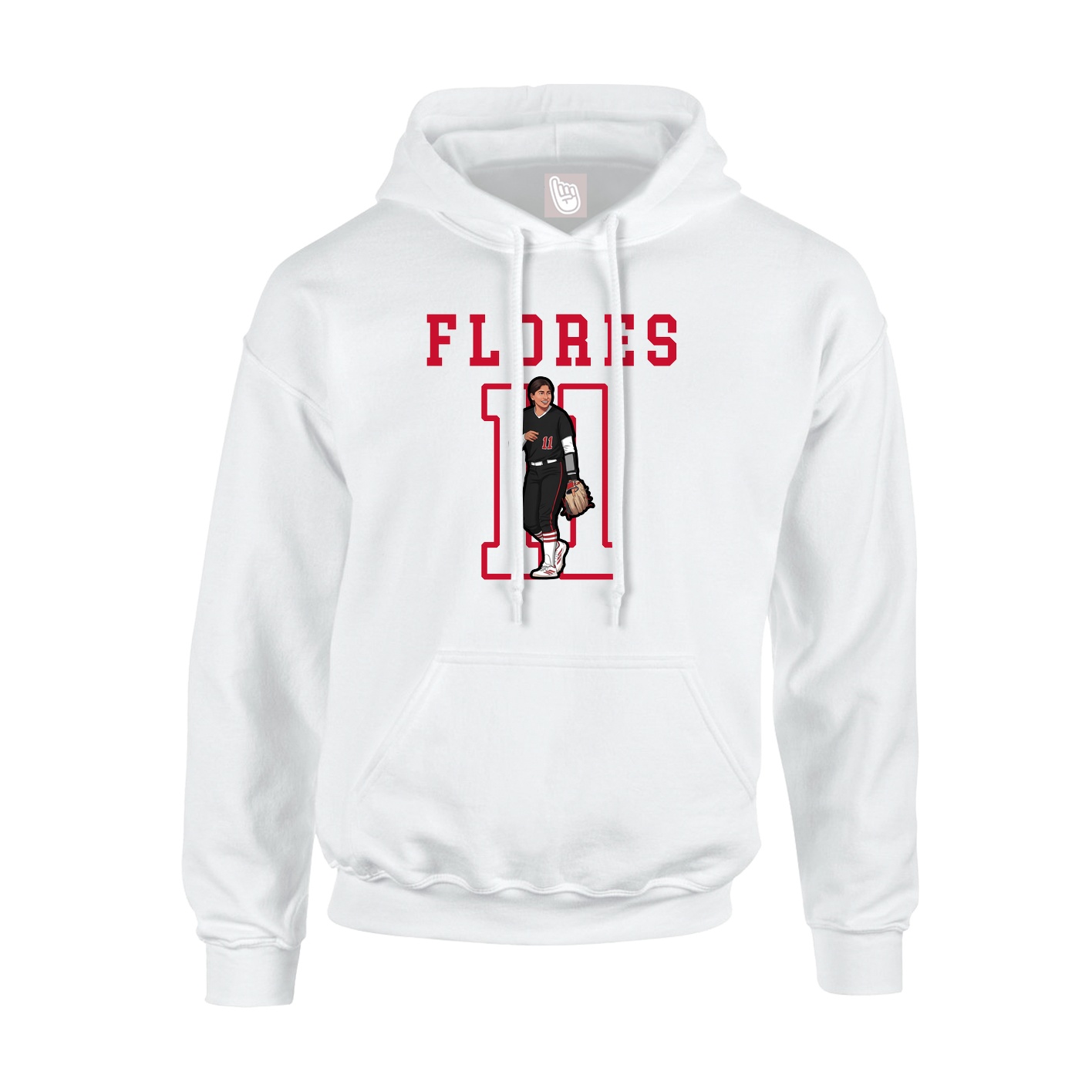 Youth Hoodie — Shirsey in White