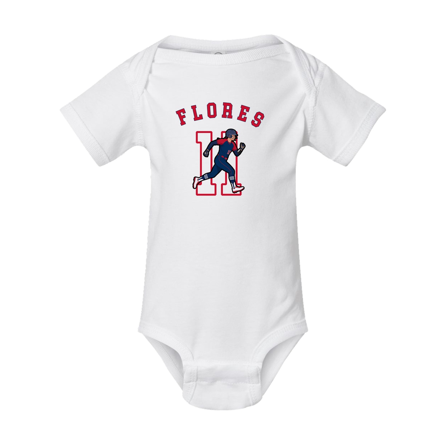 Baby Onesie — Shirsey Arch in White