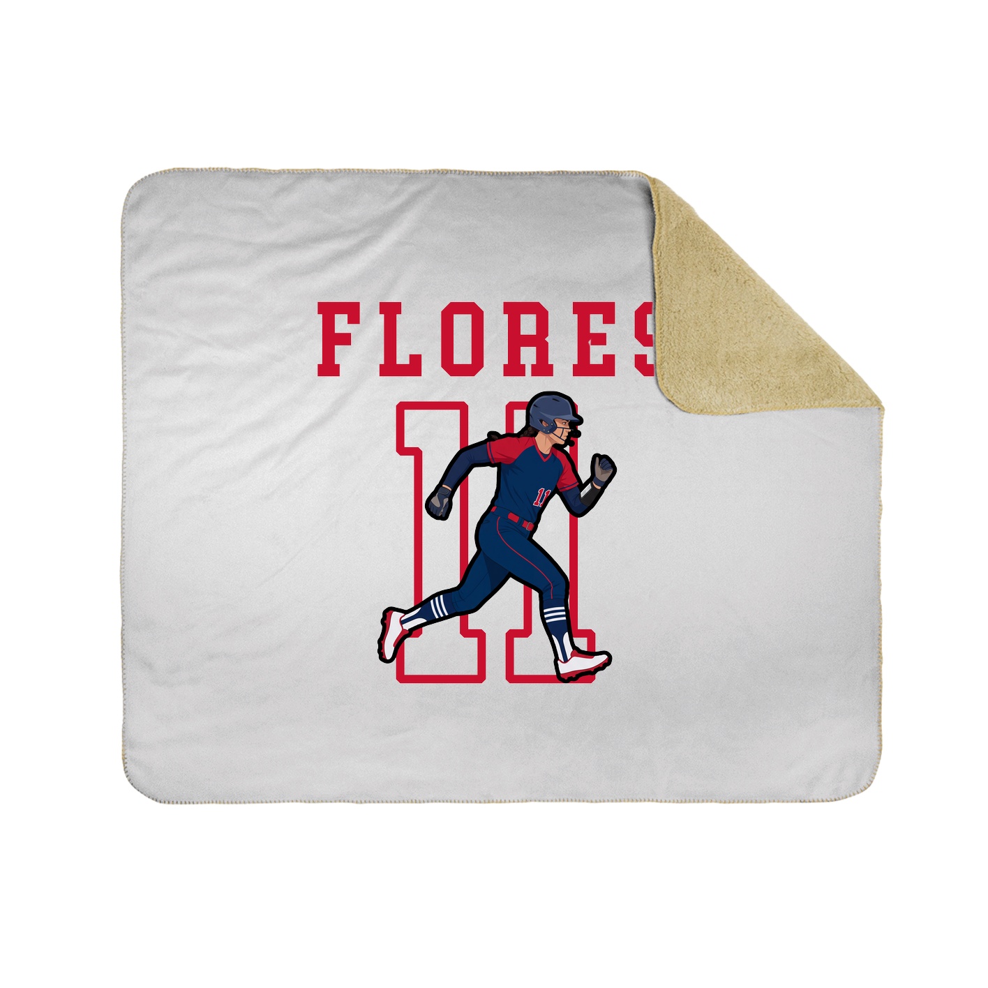 Throw Blanket — Shirsey in White
