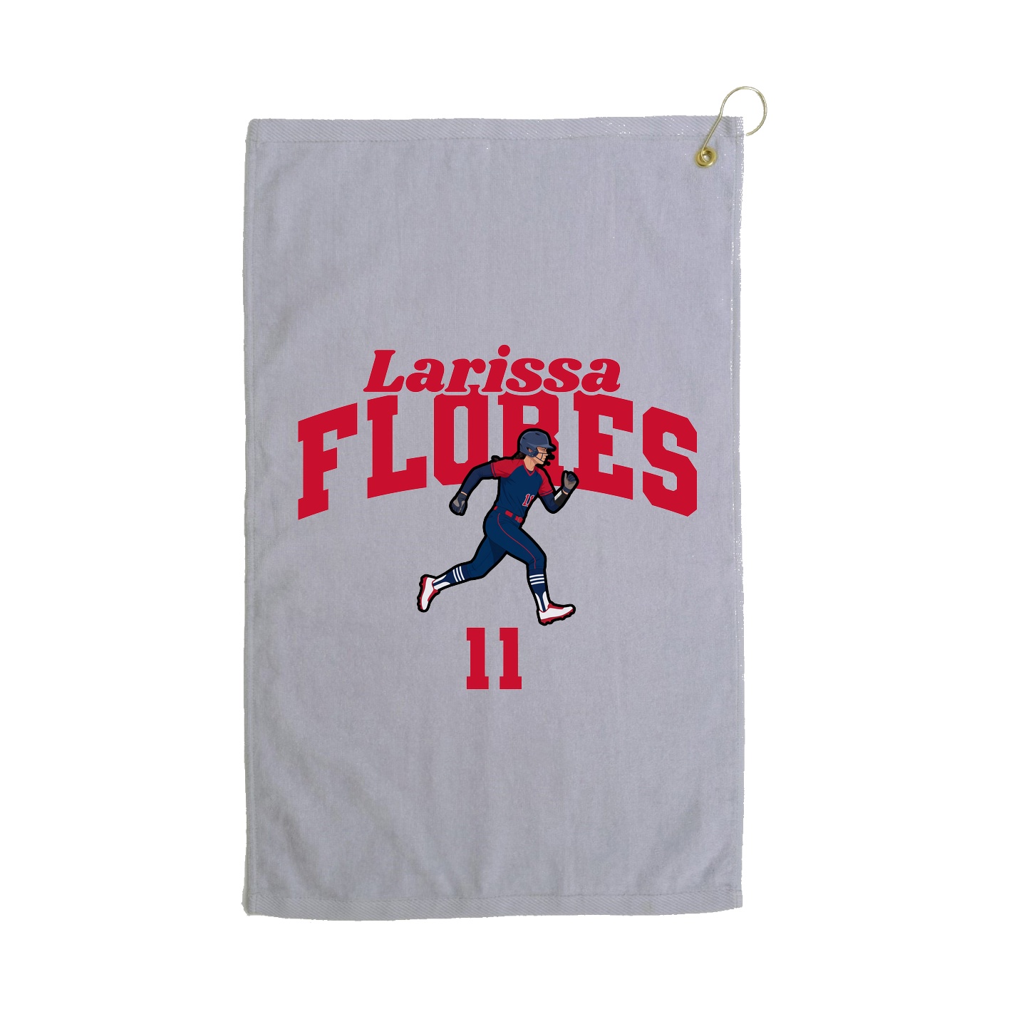 Golf Towel — Signature Arch in Grey