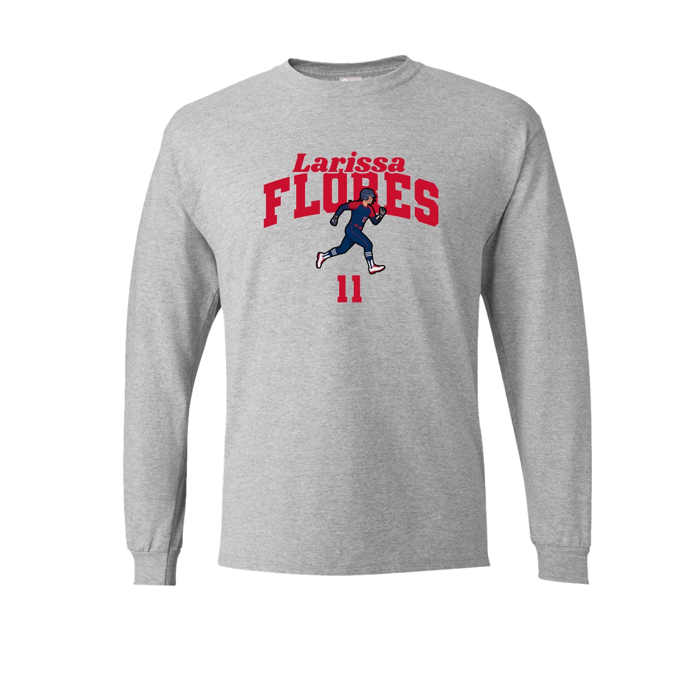 Long Sleeve Tee — Signature Arch in Grey