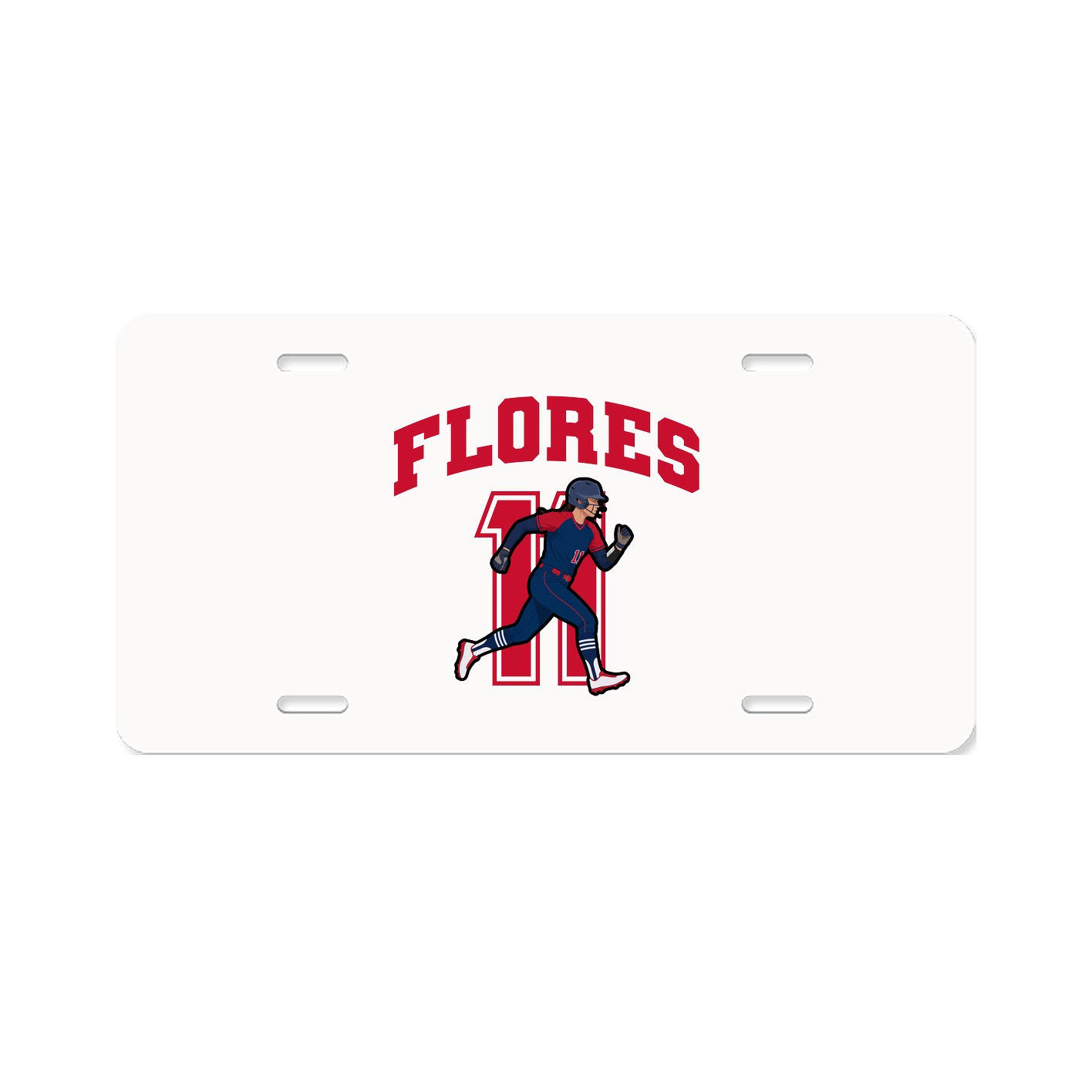 License Plate — Number in Classic
