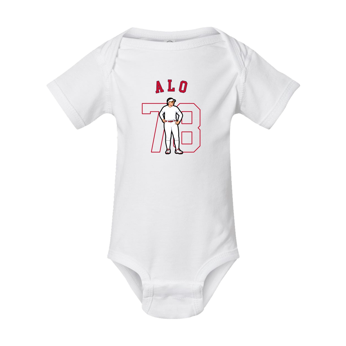 Baby Onesie — Shirsey Arch in White