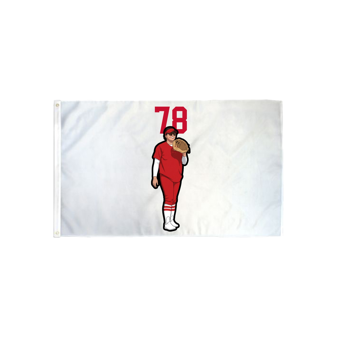 3x5 Flag — Number Top in Classic
